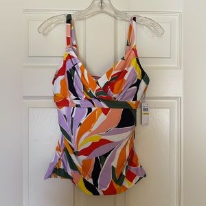 Anne Cole multicolor Tankini NWT